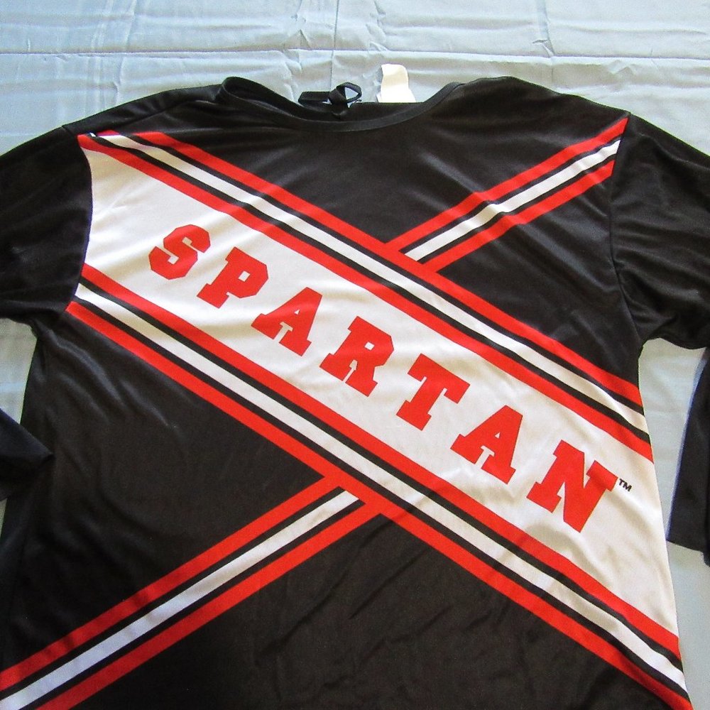 Womens SNL NBC Spartans Cheerleader Top Shirt Sz Adult One Size